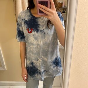 True Religion over sized tye-dye t shirt
